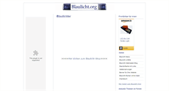 Desktop Screenshot of blaulicht.org