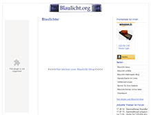 Tablet Screenshot of blaulicht.org